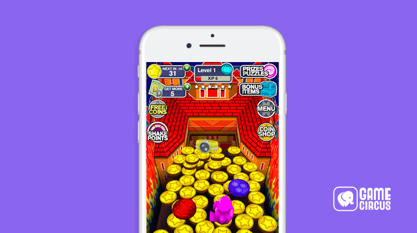 game circus coin dozer