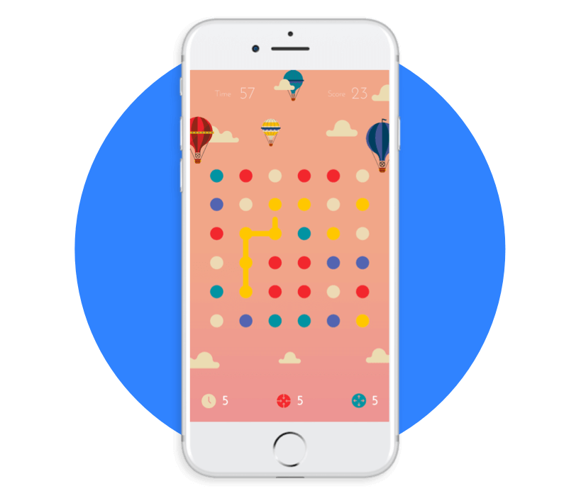 Mobile ad network. Dots UI.